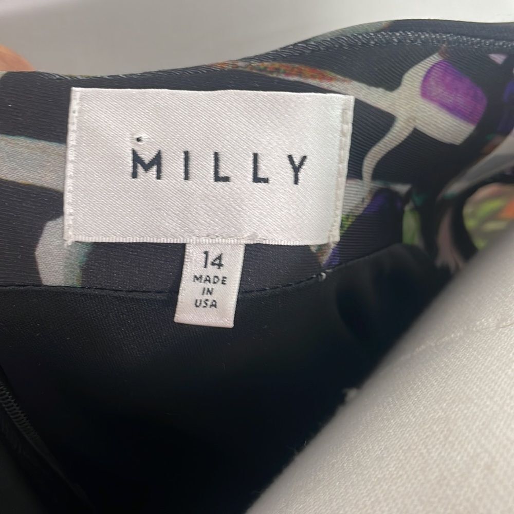 Milly Multi Print Abstract Mini Dress - Picture 4 of 5